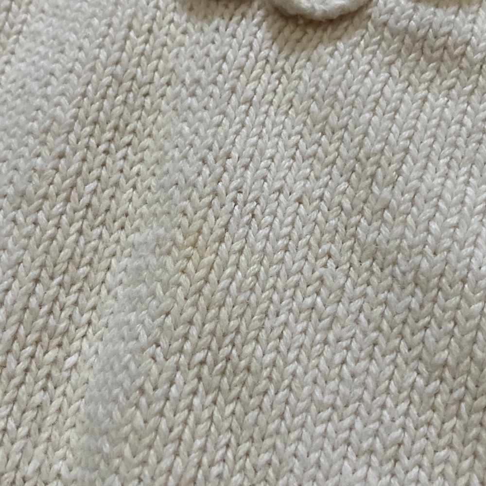 Vintage heavyknit cream sweater women’s small - Picture 4 of 8